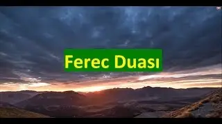 Ferec Duası - Hz. Mehdi (a.f) Duası | Ali Fani
