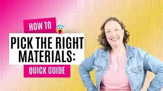 Mindset Minute(s): How to Pick the Right Materials