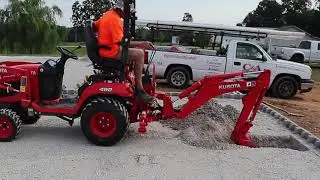 Kubota BX 25D Hard At Work
