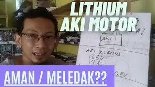 Assembling Lithium ion / Polymer for motorcycle battery replacement, is it safe?