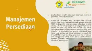 MANAJEMEN PRODUKSI AGRIBISNIS KOMODITAS SUSU SAPI PERAH