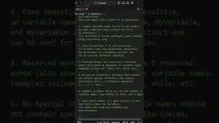 Variable Naming in C: Your Roadmap to Readable Code #shorts #coding