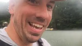 Heavy rain during The Lanier Lap