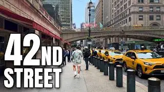 NYC’s Most Famous Street—Would You Walk It? | 42nd Street Tour 4K