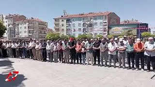 Karaman'da Heniyye için gıyabi cenaze kılındı