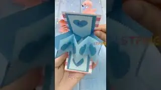 📮 DIY открытка с секретом ОРИГАМИ поделки 🎁 сделай сам своими руками ПОДАРОК