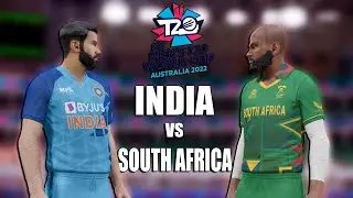 INDIA VS SOUTH AFRICA T20 WORLD CUP 2022 || CRICKET 22 PS5 GAME PLAY