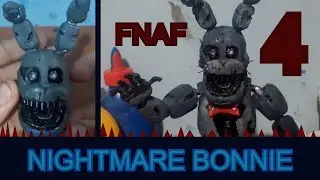 Como hace a NIGHTMARE BONNIE en plastilina / How to make NIGHTMARE BONNIE clay