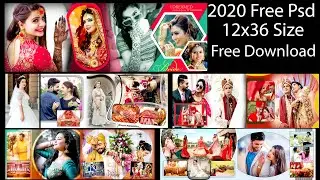 2020 BEST WEDDING 12x36  Vidhi PSD File Part 01 Free Download
