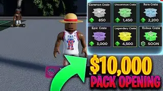 $10,000 PACK OPENING On New Roblox Basketball Game 