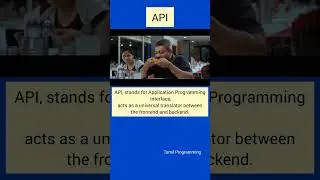 API, FRONTEND, BACKEND with realtime example