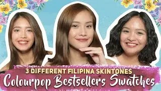 Colourpop Bestsellers Lip Swatch (3 Filipina Skintones) | Make Up