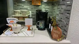 How to create a fall coffee bar
