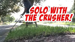 Huge Rig + Running Solo Start to Finish Lots of Weedeating