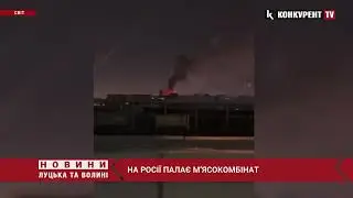 🔥 У москві ПАЛАЄ м’ясокомбінат: вогонь охопив весь дах будівлі