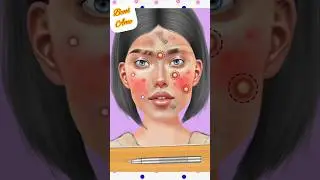 makeup asmr homeless transformation animation🌈❤girl glow up transformation#asmr #animation#short