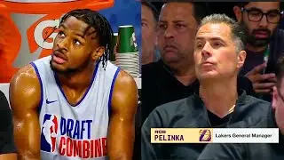 Bronny James First Look at NBA Draft Combine Scrimmage 🔥 l Full Play l May 15, 2024