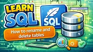 SQL - How to rename and delete tables