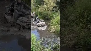 Брод р.Кинешемка #квадроциклы #brp #offroad #грязь #cfmoto #грязь #катка