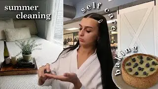 what my SUMMER looks like | self-care, cleaning, baking, swimming, & more