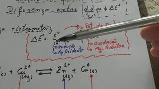 Cálculo da força eletro motriz, diferença entre ddp e  fem