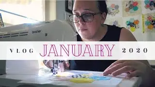 JANUARY 2020 | Cleaning, Hexies & Colouring-In