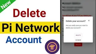 Pi network account kaise delete kare | How to delete Pi browser account | Delete your Pi Id