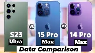 Iphone 15pro Max vs 14pro Max and Sumsung s23Ultra full comparison with spec and Data🔥