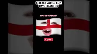 Cricket World Cup Days 38 And 39