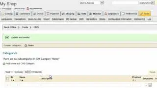 How to use the CMS in PrestaShop