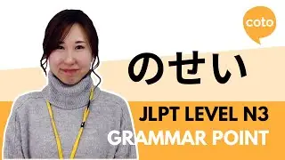 JLPT N3 Grammar - のせい (nosei): How to use 