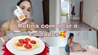 Rotina do lar,lavei as calçadas e janelas.🥰