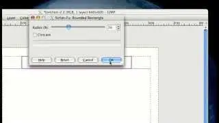 Curving Rectangle Corners In GIMP