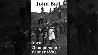 John Ball Open Championship Winner 1890 Golf