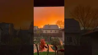 НЕЙМОВІРНИЙ ЗАХІД СОНЦЯ В КИЄВІ 🌅 