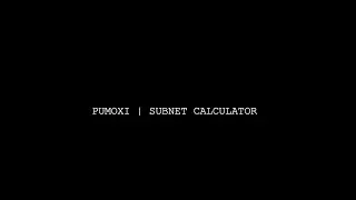 Subnet Calculator