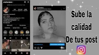 Como subir la CALIDAD de tus Fotos de INSTAGRAM✨