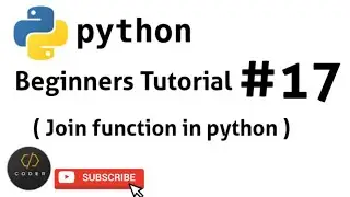 join function in python | python beginners tutorial #17