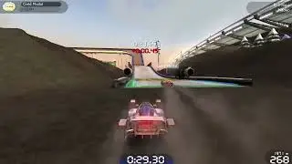 TrackMania Nations Forever (PC): Green challenges, all gold.
