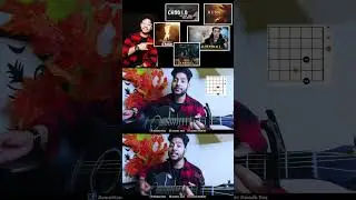 5 Bollywood Trending Songs On Guitar | Mashup Songs On Guitar | Mashup Songs Guitar Lesson #shorts
