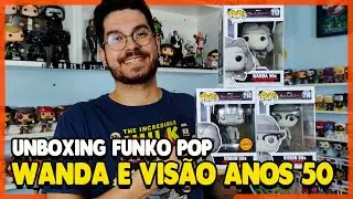 FUNKO POP WANDA E VISÃO ANOS 50 WANDAVISION UNBOXING