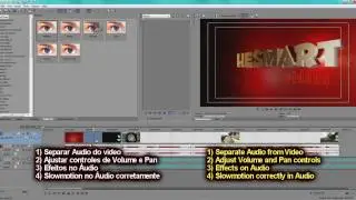 TUTORIAL: Basic Audio Edit - Sony Vegas