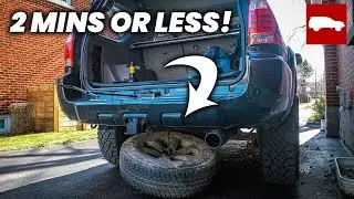 How To Remove The Spare Tire In A 4th Or 5th Gen 4runner