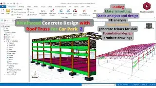 Analysis and DesignReinforce Concrete Shield With Steel Roof Truss in Protastructure