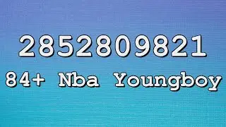 Nba Youngboy Roblox Song IDs