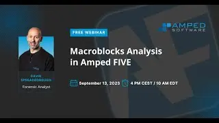 Webinar: Macroblock Analysis in Amped FIVE