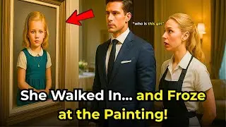 The Waitress Saw Her Childhood Portrait in a Millionaire’s Mansion—Then Everything Changed