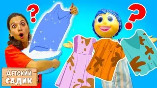 Детский сад Капуки Кануки – Игрушки из мультфильмов учатся стирать одежду – Видео для детей