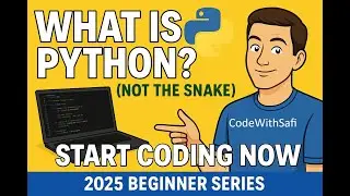 🐍 What is Python? (Not the Snake!) | Learn Python Programming from Scratch – EP1