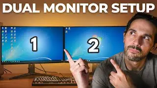 Windows 7 Dual Display Monitor Setup How To
